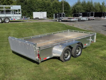 New 2027 All Aluminum 7'x14' Landscape Trailer Utility Trailer