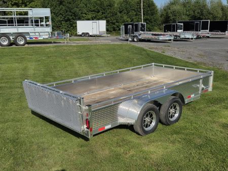 New 2027 All Aluminum 7'x14' Landscape Trailer Utility Trailer