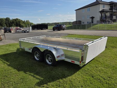 New 2027 All Aluminum 7'x14' Landscape Trailer Utility Trailer