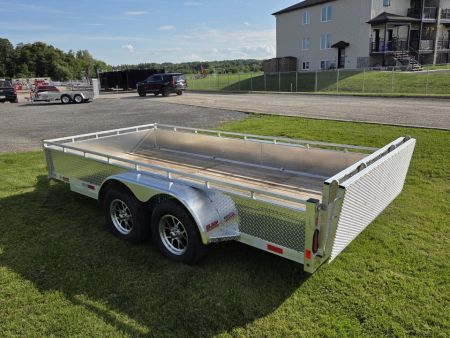 New 2027 All Aluminum 7'x14' Landscape Trailer Utility Trailer