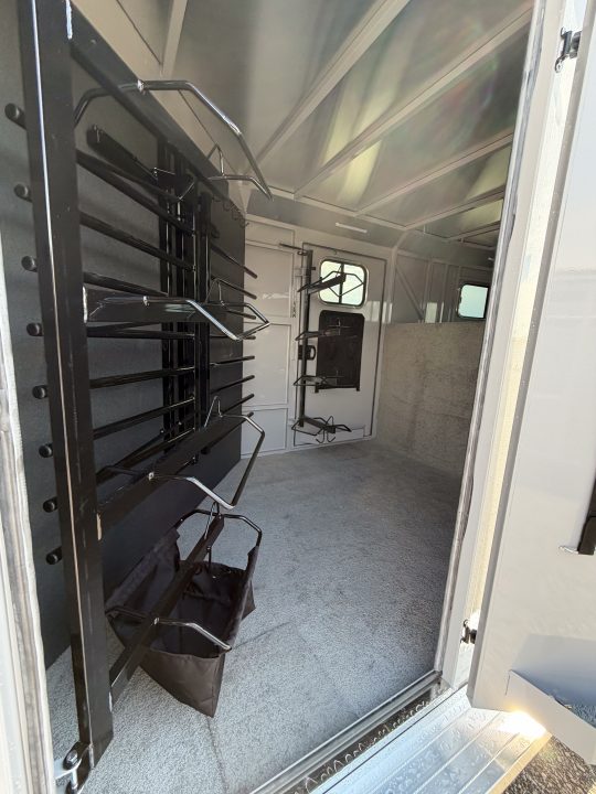 New 2027 Trails West 24' SANTA FE SUPER TACK Stock / Stock Combo Trailer