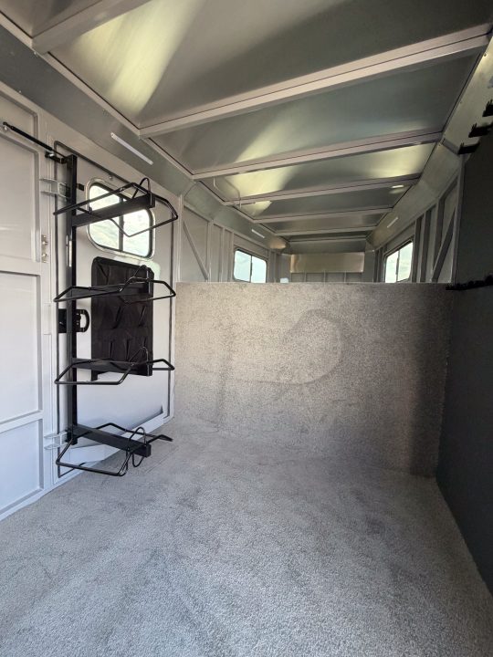 New 2027 Trails West 24' SANTA FE SUPER TACK Stock / Stock Combo Trailer