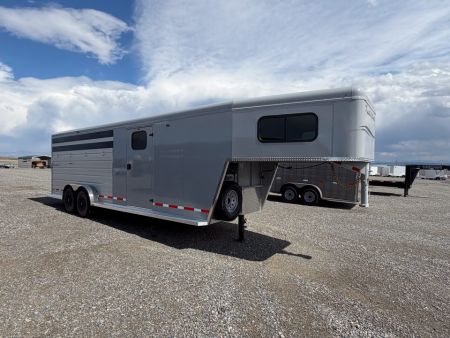 New 2027 Trails West 24' SANTA FE SUPER TACK Stock / Stock Combo Trailer
