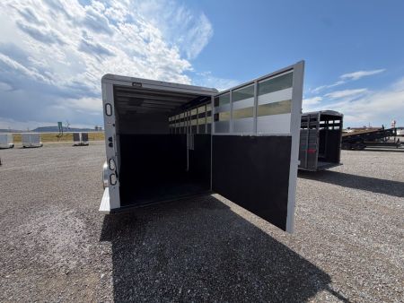 New 2027 Trails West 24' SANTA FE SUPER TACK Stock / Stock Combo Trailer