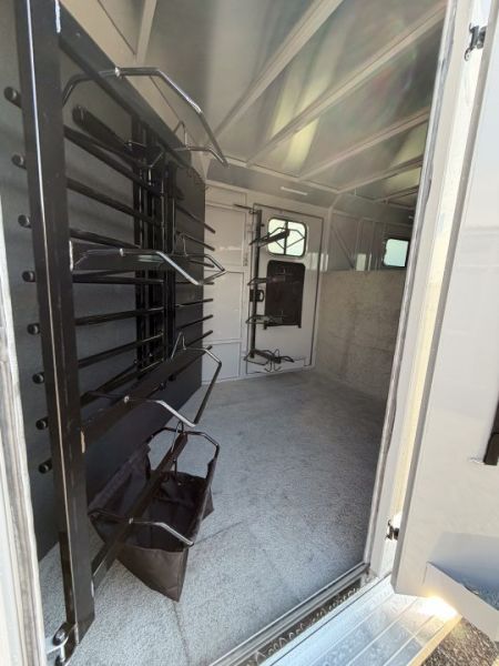 New 2027 Trails West 24' SANTA FE SUPER TACK Stock / Stock Combo Trailer