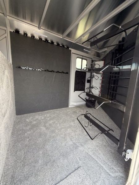 New 2027 Trails West 24' SANTA FE SUPER TACK Stock / Stock Combo Trailer