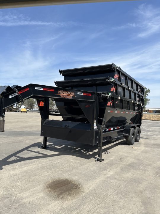 New 2024 Horizon Trailers RDZGN167K Roll Off trailer with 3 bins