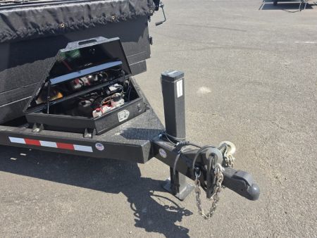 New 2026 Midsota 7x14 LOADED HD Telescopic Versa Dump Trailer 17.6K GVWR