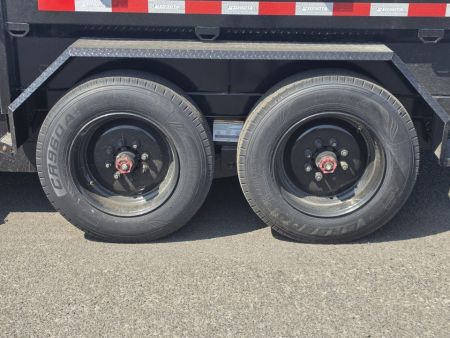 New 2026 Midsota 7x14 LOADED HD Telescopic Versa Dump Trailer 17.6K GVWR