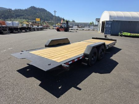 New 2026 Midsota 7x22 (16+6) Split Tilt HD Equipment Trailer 17.6K GVWR