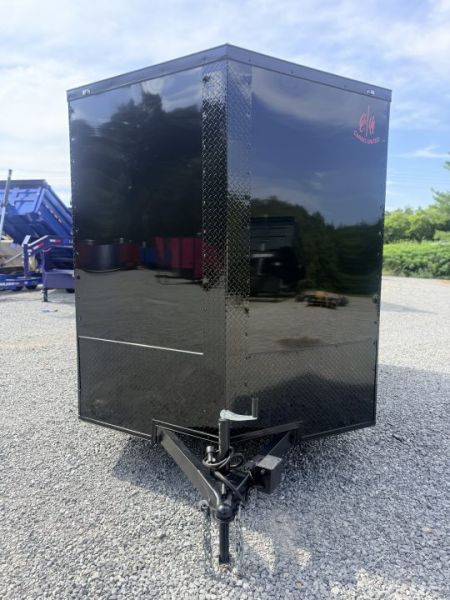 New 2027 Cargo United 7X12 TA (7FT) BLACKOUT Cargo / Enclosed Trailer