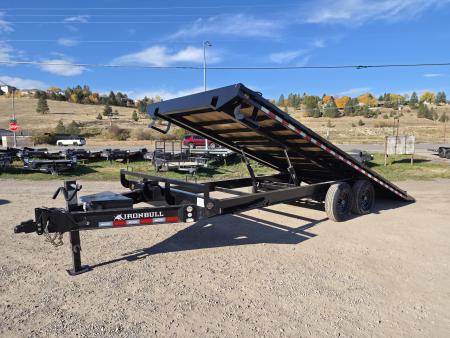New 2027 Iron Bull 102 x22' Deckover Tilt Trailer