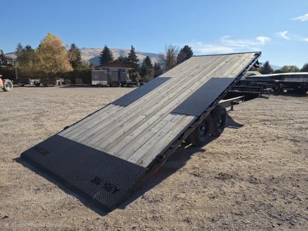 New 2027 Iron Bull 102"x22' Deckover Tilt Trailer
