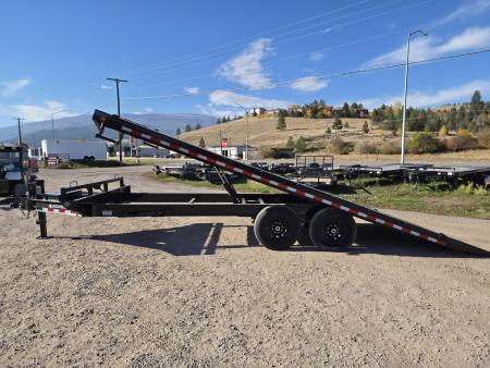 New 2027 Iron Bull 102"x22' Deckover Tilt Trailer