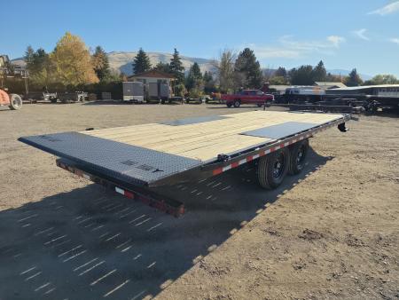 New 2027 Iron Bull 102"x22' Deckover Tilt Trailer