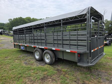 New 2026 Gooseneck Trailer MFG Gooseneck pipe trailer Stock / Stock Combo Trailer