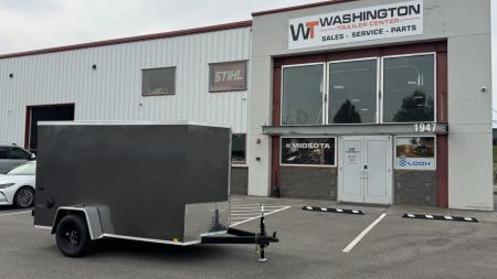 New 2026 Look Trailers 5 x 10 ST DLX Flat Top V-Nose 3K Cargo / Enclosed Trailer