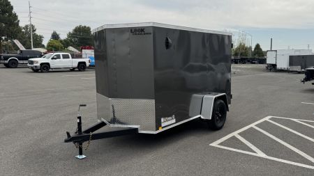 New 2026 Look Trailers 5 x 10 ST DLX Flat Top V-Nose 3K Cargo / Enclosed Trailer