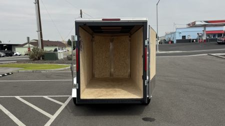 New 2026 Look Trailers 5 x 10 ST DLX Flat Top V-Nose 3K Cargo / Enclosed Trailer
