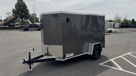 New 2026 Look Trailers 5 x 10 ST DLX Flat Top V-Nose 3K Cargo / Enclosed Trailer