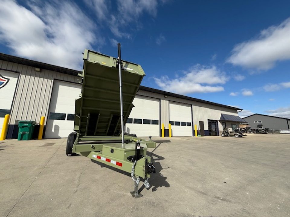 New 2027 Watchdog Green 7'x14' 14k Bird Dog Dump Trailer