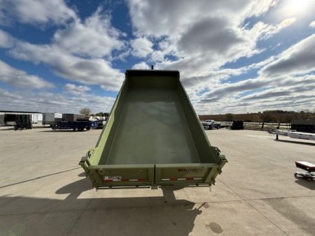 New 2027 Watchdog Green 7'x14' 14k Bird Dog Dump Trailer