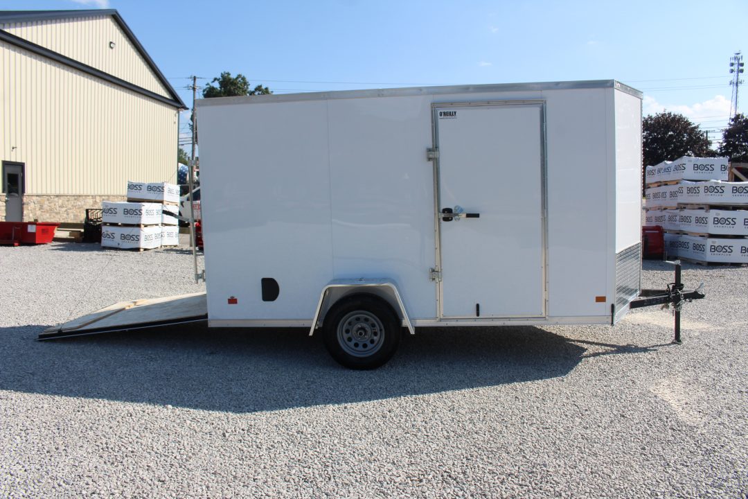New 2027 Darkhorse Cargo 6' x 12' Enclosed Trailer - Rear Ramp Door - 6.5' Interior Height - 2990# GVW