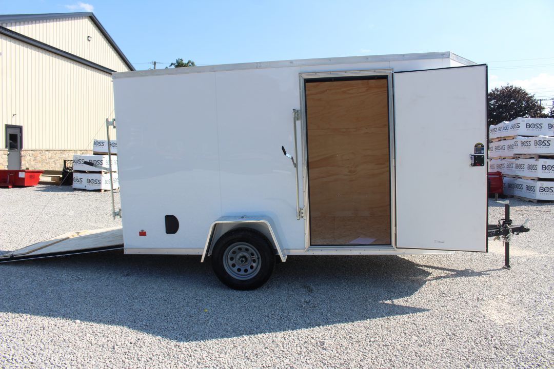 New 2027 Darkhorse Cargo 6' x 12' Enclosed Trailer - Rear Ramp Door - 6.5' Interior Height - 2990# GVW