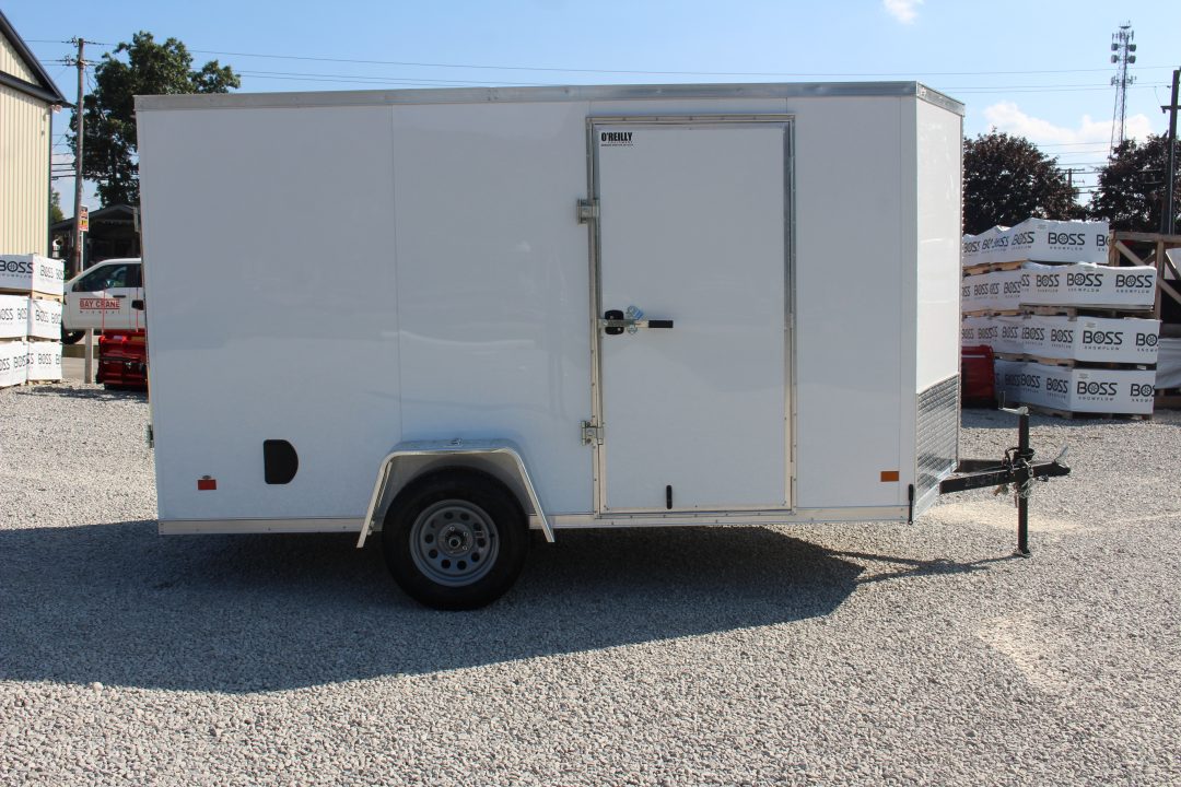 New 2027 Darkhorse Cargo 6' x 12' Enclosed Trailer - Rear Ramp Door - 6.5' Interior Height - 2990# GVW