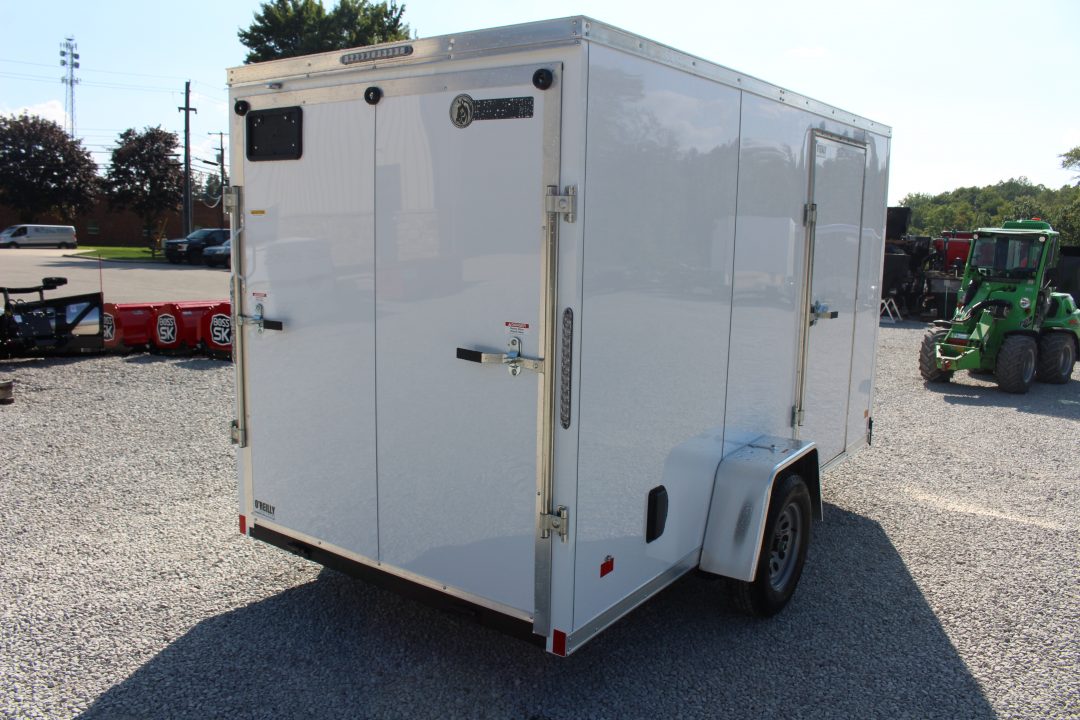 New 2027 Darkhorse Cargo 6' x 12' Enclosed Trailer - Rear Ramp Door - 6.5' Interior Height - 2990# GVW