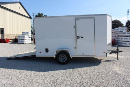 New 2027 Darkhorse Cargo 6' x 12' Enclosed Trailer - Rear Ramp Door - 6.5' Interior Height - 2990# GVW