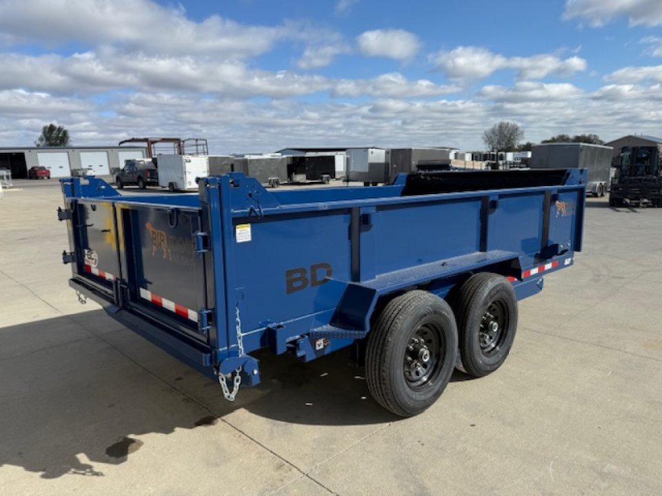 New 2027 Watchdog Trailers Blue 7'x14' 14k Bird Dog Dump Trailer