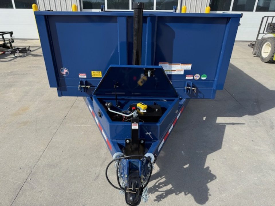 New 2027 Watchdog Trailers Blue 7'x14' 14k Bird Dog Dump Trailer
