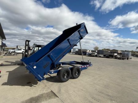 New 2027 Watchdog Trailers Blue 7'x14' 14k Bird Dog Dump Trailer