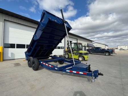 New 2027 Watchdog Trailers Blue 7'x14' 14k Bird Dog Dump Trailer