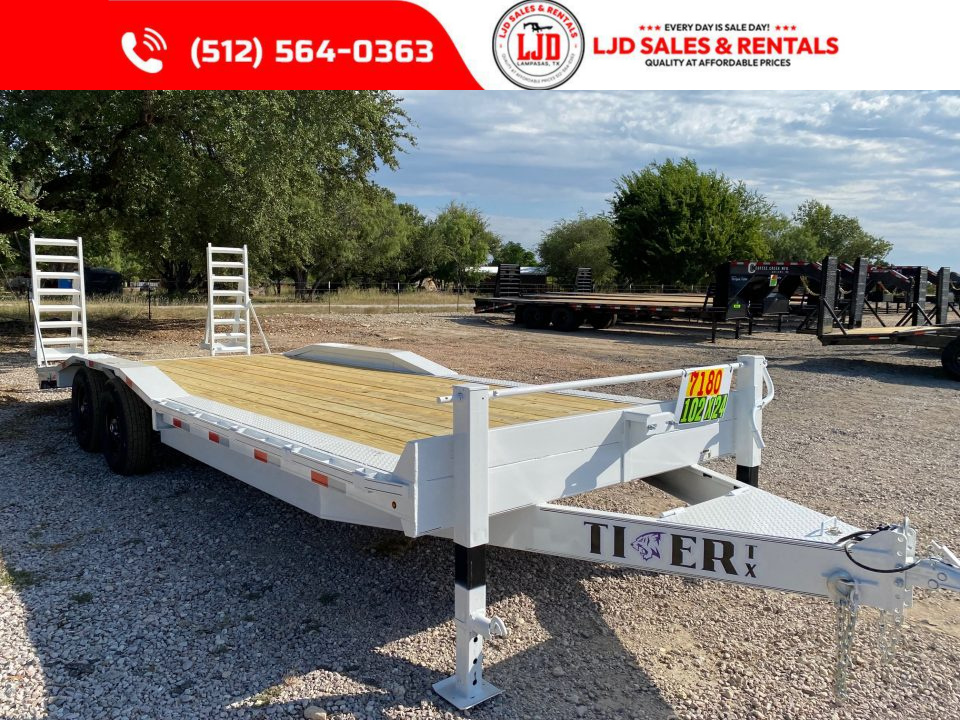 New 2026 Tiger - 102  X 24' Drive Over Fender Equipment Trailer