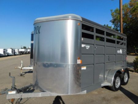 Used 2022 Maverick Trailers 14' Stock Trailer