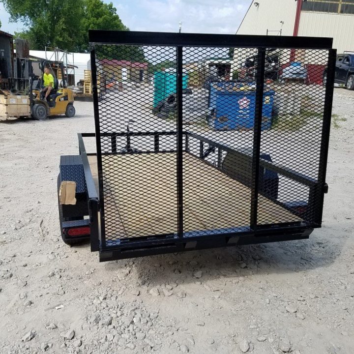 New 2026 MEB 5x10 Angle Iron Utility Trailer — 2,999 lb GVWR