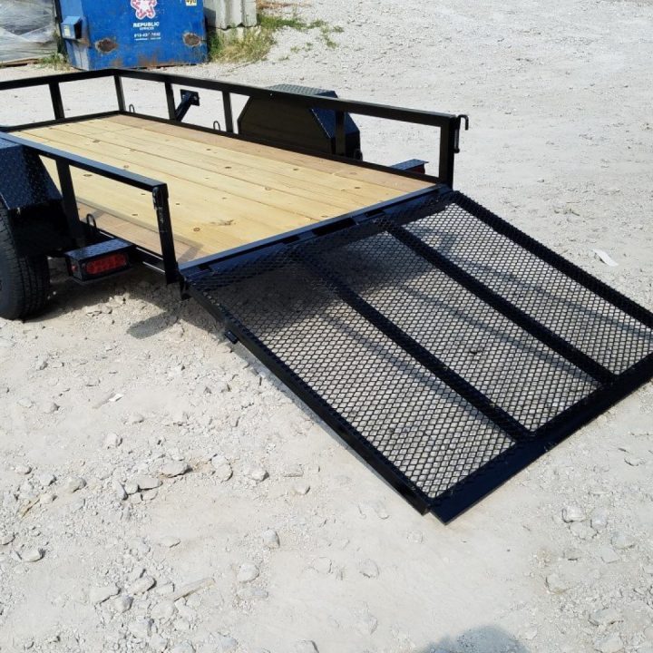 New 2026 MEB 5x10 Angle Iron Utility Trailer — 2,999 lb GVWR