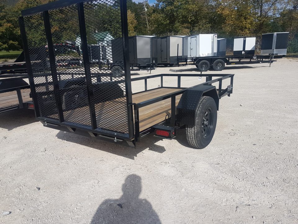 New 2026 MEB 5x10 Angle Iron Utility Trailer — 2,999 lb GVWR