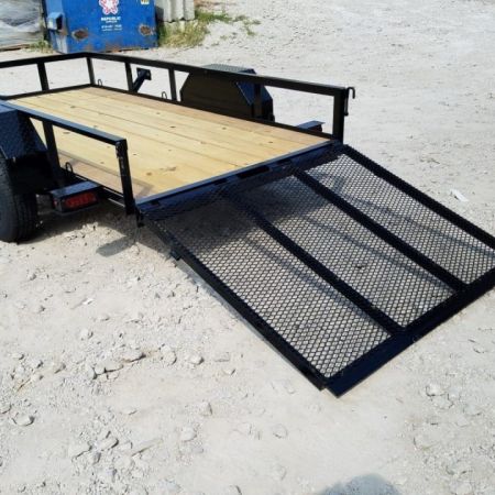New 2026 MEB 5x10 Angle Iron Utility Trailer — 2,999 lb GVWR