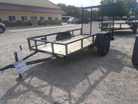 New 2026 MEB 5x10 Angle Iron Utility Trailer — 2,999 lb GVWR
