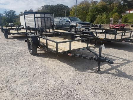 New 2026 MEB 5x10 Angle Iron Utility Trailer — 2,999 lb GVWR