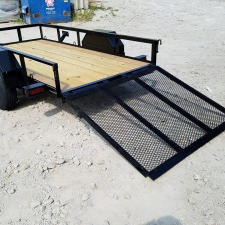 New 2026 MEB 5x10 Angle Iron Utility Trailer