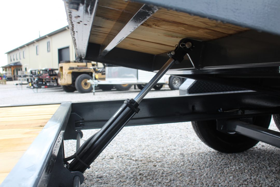 New 2027 Moritz 7' x 16' + 6' Low Pro - Gravity Tilt - Tilt Trailer - 14000# GVW
