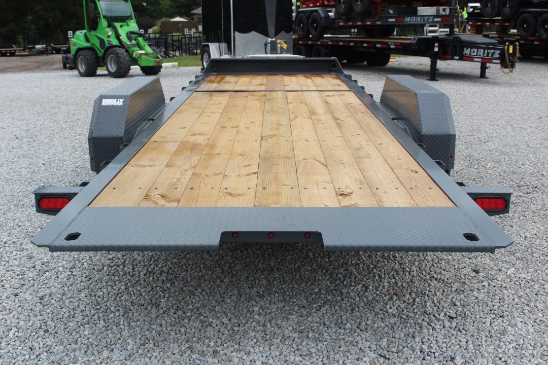 New 2027 Moritz 7' x 16' + 6' Low Pro - Gravity Tilt - Tilt Trailer - 14000# GVW