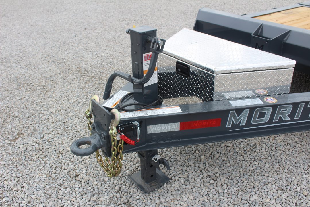 New 2027 Moritz 7' x 16' + 6' Low Pro - Gravity Tilt - Tilt Trailer - 14000# GVW