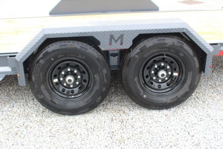 New 2027 Moritz 7' x 16' + 6' Low Pro - Gravity Tilt - Tilt Trailer - 14000# GVW