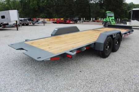 New 2027 Moritz 7' x 16' + 6' Low Pro - Gravity Tilt - Tilt Trailer - 14000# GVW