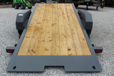 New 2027 Moritz 7' x 16' + 6' Low Pro - Gravity Tilt - Tilt Trailer - 14000# GVW